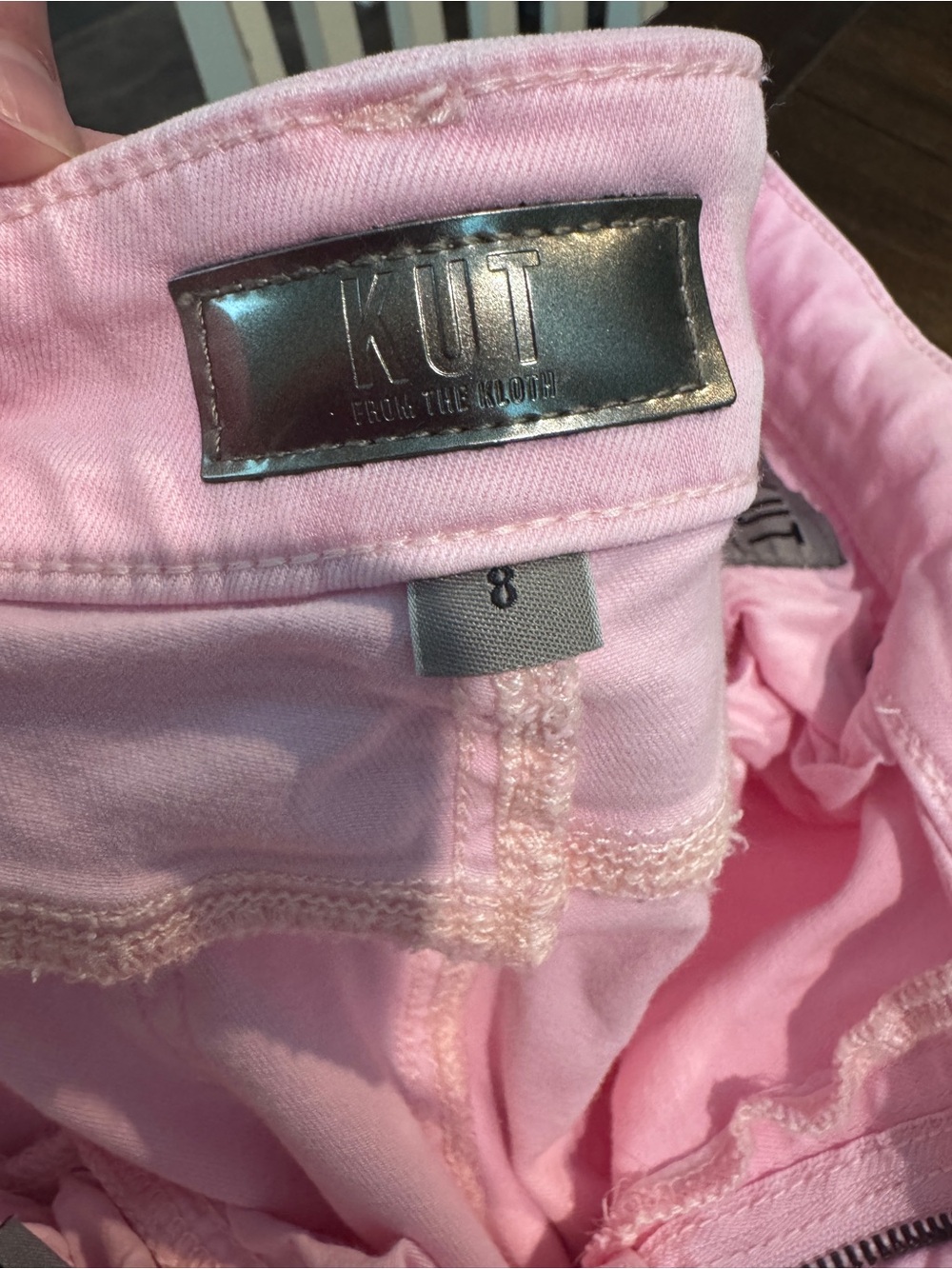 Kut from the Kloth Amy Cropped Straight Leg Jeans - Picture 4 of 6